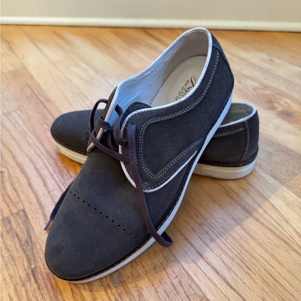 Charcoal Grey Johnson & Murphy Dress Shoes